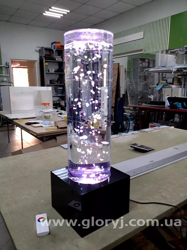 Виготовлення бульбашкових світильників по розмірам замовника