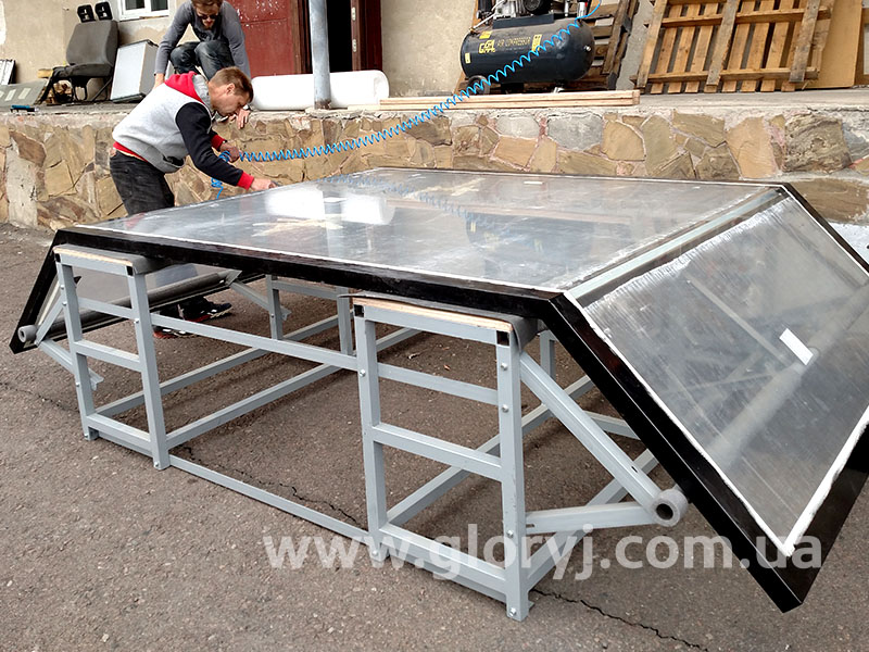 Розробка та виготовлення спеціального оснащення для перевезення складних та габаритних конструкцій з оргскла (акрилу)