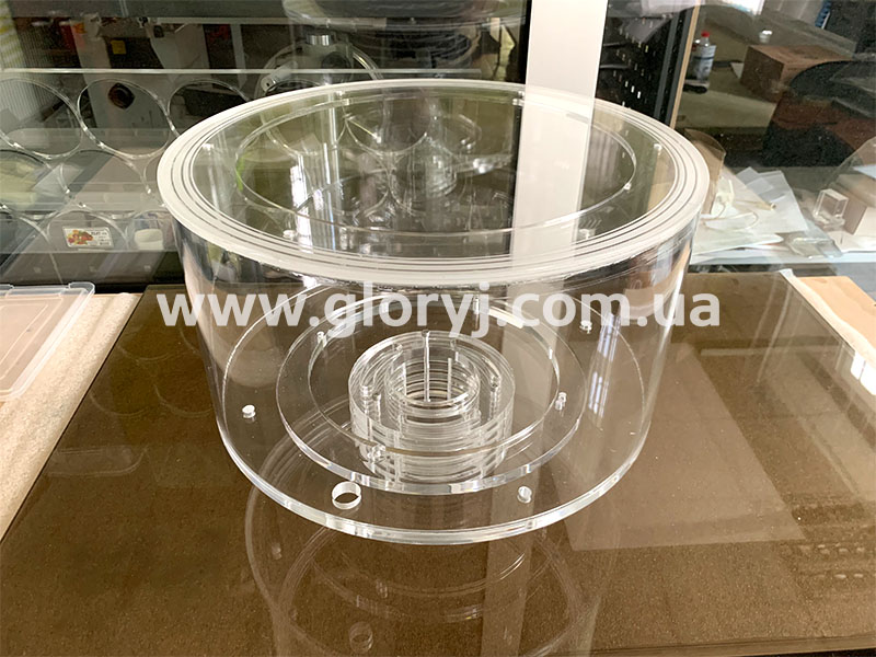 Виготовлення корпусів з органічного скла (акрилу) циліндричних та інших форм Виготовлення виробів з акрилу