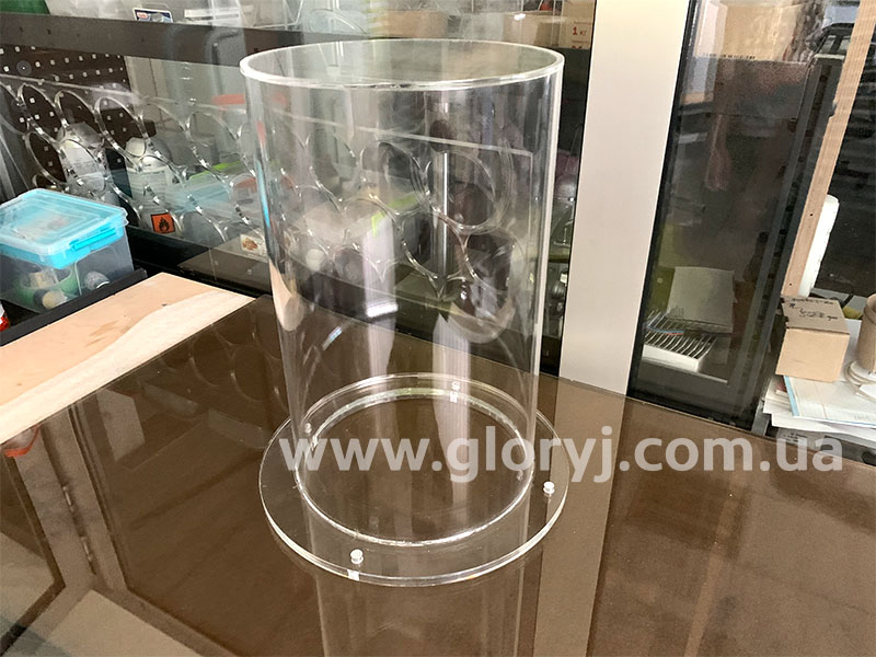 Виготовлення циліндричних ковпаків з акрилу (органічного скла)